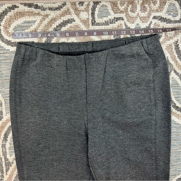 J. Jill Ponte Pants Slim Leg Gray Universally Flattering Women’s Size Medium - Picture 4 of 9